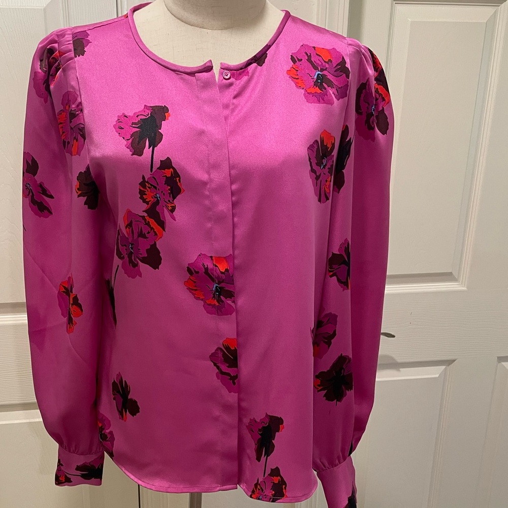 Joie Antonela Orchid Floral Women's Blouse